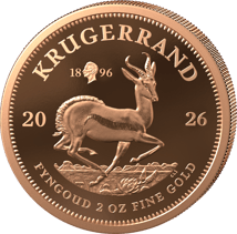 2 Unze Gold Krügerrand Kaiser Wilhelm II. Privy Mark 2026 (Auflage: 30 | Polierte Platte)