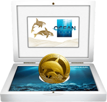 2 Unze Gold Ocean Five Orca 2024 PP  (Auflage: 50 | Polierte Platte | Zertifikat Nr. 50)