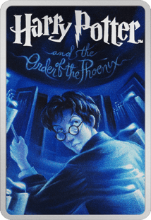 2 Unze Silber Harry Potter Der Orden des Phönix Buchcover 2025 (Auflage: 1.000 | Polierte Platte)
