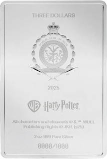 2 Unze Silber Harry Potter Der Halbblutprinz Buchcover 2025 (Auflage:1.000 | Polierte Platte)
