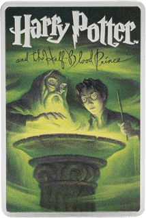 2 Unze Silber Harry Potter Der Halbblutprinz Buchcover 2025 (Auflage:1.000 | Polierte Platte)