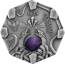 2 Unze Silber Witchcraft Herbalist 2025 (Auflage: 500 | Ultra High Relief | Amethyst | Antik Finish)