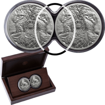 2 x 1 Unze Silber Big Five III Leopard 2025 Doppelkapsel (Auflage: 1.000 | Polierte Platte)