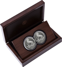 2 x 1 Unze Silber Big Five III Leopard 2025 Doppelkapsel (Auflage: 1.000 | Polierte Platte)