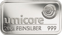 20g Silberbarren Umicore