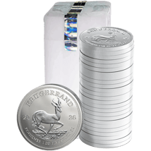 25 x 1 Unze Silber Krügerrand 2026