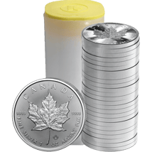25 x 1 Unze Silber Maple Leaf 2026