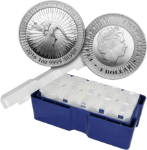 250 x 1 Unze Silber Känguru Nugget 2017