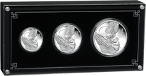 3 Münzen Silber Set Lunar III Maus 2020 PP (Auflage: 2.000 | Polierte Platte)