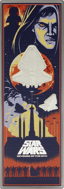 3 Unze Silber Star Wars Die Rache Der Sith 2025 (Auflage: 800 | Polierte Platte)