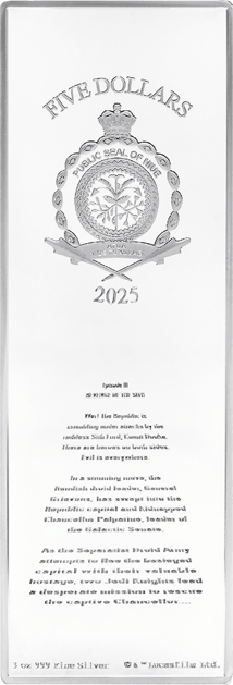 3 Unze Silber Star Wars Die Rache Der Sith 2025 (Auflage: 800 | Polierte Platte)