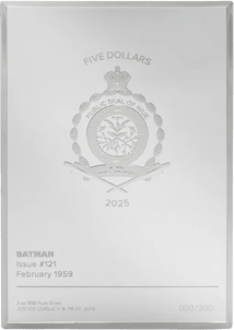 3 Unze Silber Silver Age Batman 2025 (Auflage: 300 | Polierte Platte)