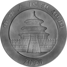 30g Silber China Panda 2020 (Antik Finish)