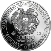 5kg Silber Arche Noah 2017