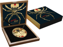 5 Unze Gold Red Back Spider 2020 PP (Auflage: 50 | Polierte Platte)