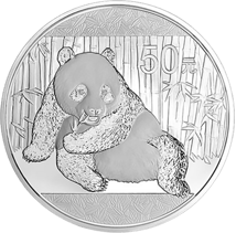 5 Unze Silber China Panda 2015 (Polierte Platte)