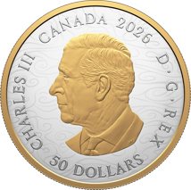 5 Unze Silber Kanada Triumphant Dragon 2026 (Auflage: 2.588 | teilvergoldet | Polierte Platte)