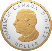 5 Unze Silber Canada Peace Dollar 2026 (Auflage: 1.750 | teilvergoldet | Polierte Platte)