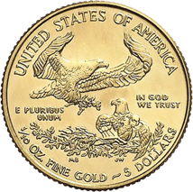 50 x 1/10 Unze Gold American Eagle 2014