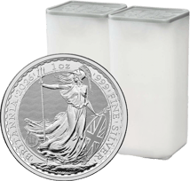 50 x 1 Unze Silber Britannia 2026