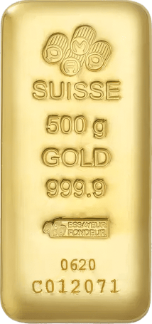 500g Goldbarren PAMP Suisse