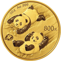 50g Gold China Panda 2022 PP (Auflage: 30.000 | Polierte Platte)