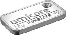 50g Silberbarren Umicore