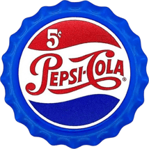 6g Silber Pepsi Kronkorken 2022 PP (Retro-Design | Polierte Platte)