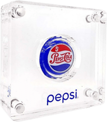 6g Silber Pepsi Kronkorken 2022 PP (Retro-Design | Polierte Platte)