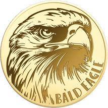 Gold Weißkopfseeadler Münze (Auflage: 50.000)
