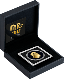 Gold Nikolaus Shaped Coin