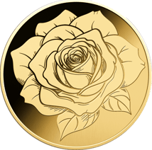 Gold Valentinstag Münze