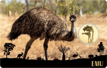 Gold Emu Münze (Auflage: 50.000)