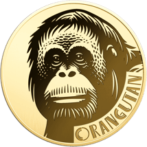 Gold Orang-Utans Münze (Auflage: 50.000)