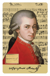 Gold Wolfgang Amadeus Mozart Münze (Auflage: 50.000)