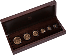 Krügerrand 6 Goldmünzen Prestige Set Kaiser Wilhelm II. Privy Mark 2026 (Auflage: 20 | Polierte Platte)