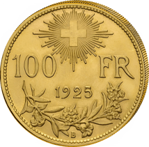 Vreneli Gold 100 Franken (Auflage: 5.000)