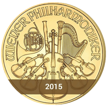 1/10 Unze Gold Philharmoniker 2015