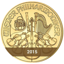 1/4 Unze Wiener Philharmoniker Gold 2015
