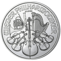 1 Unze Silber Wiener Philharmoniker 2015