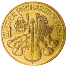 1 Unze Wiener Philharmoniker Gold 2009