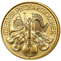 1/10 Unze Gold Philharmoniker 2017