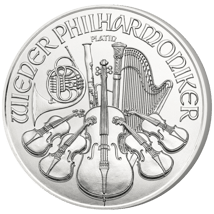 1 Unze Platin Wiener Philharmoniker
