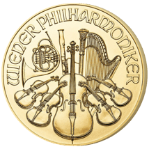 1/10 Unze Gold Philharmoniker 2018