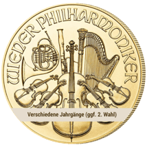 1 Unze Gold Wiener Philharmoniker (verschiedene Jahrgänge | ggf. 2. Wahl)