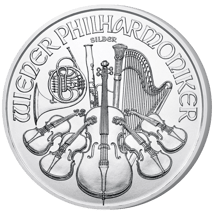 1 Unze Silber Wiener Philharmoniker 2019