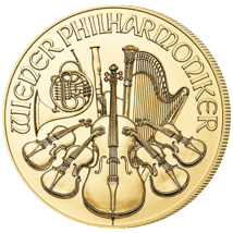 1/10 Unze Gold Philharmoniker 2019
