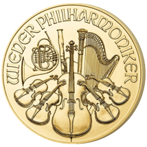 1/2 Unze Gold Wiener Philharmoniker 2022