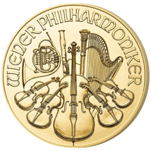 1/10 Unze Gold Wiener Philharmoniker 2022