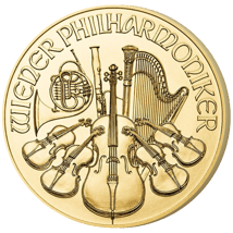 1/2 Unze Gold Wiener Philharmoniker 2023